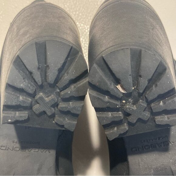 VAGABOND Sz 41 Chunky  3” Heel .75” Platform Suede Ankle Boots - Picture 12 of 15